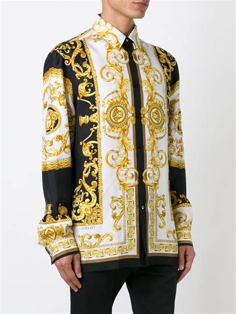 original versace shirts|vintage versace men's shirts.